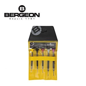 Bergeon 6899-P05 - סט 5 מברגי שענים עם ידית ארגונומית
